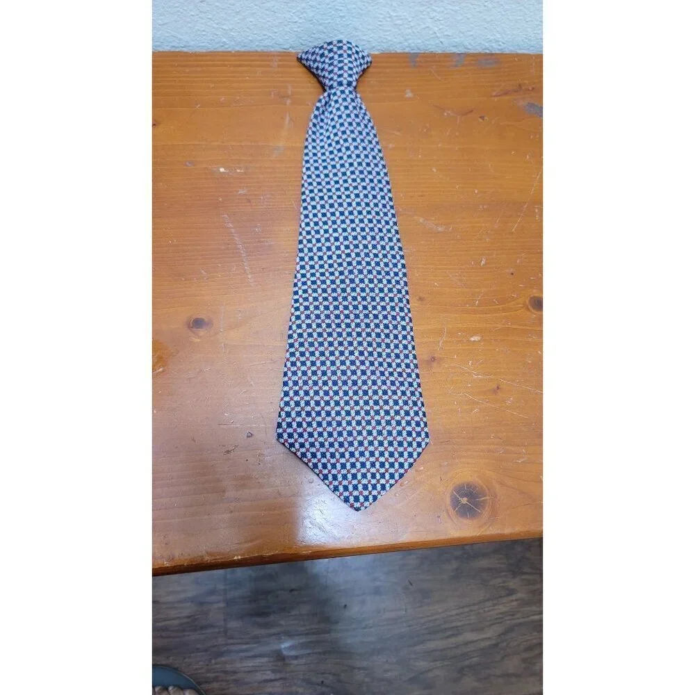 Ties Checkered‎ Pattern Polyester Clip It